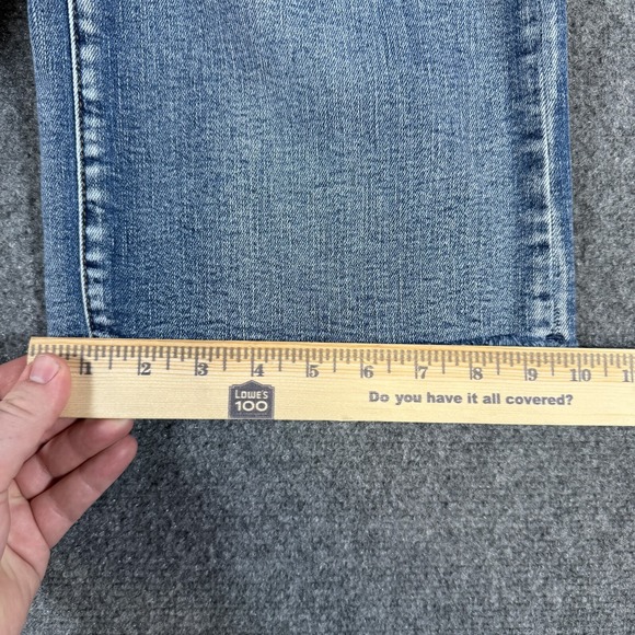 Judy Blue Jeans Womens 32 (Fits 32x24) Wide Leg Crop Stretch Medium Wash - Picture 10 of 15